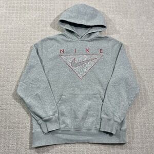 Vintage Nike Athletic Diamond Graphic Size XL‎ Swoosh Y2K Hoodie Sweatshirt